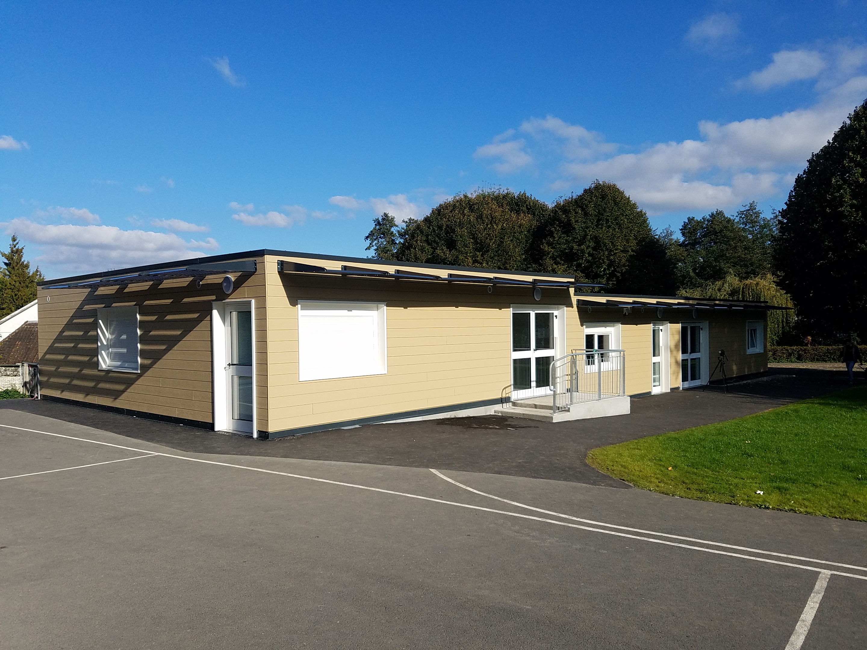 Bâtiment scolaire modulaire